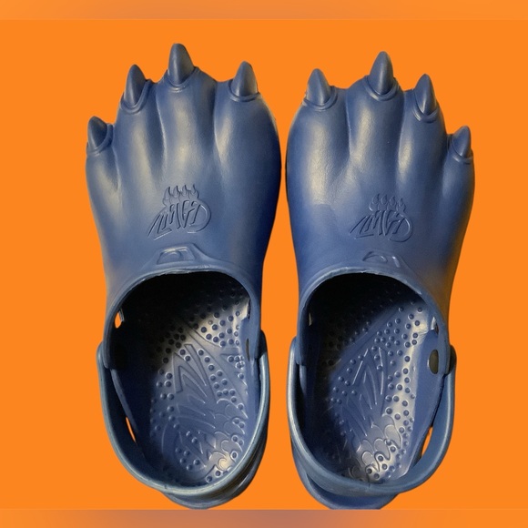 Blue Monster Clawz Unisex Sandals. WALK ON THE WILD SIDE very comfy! NEW!